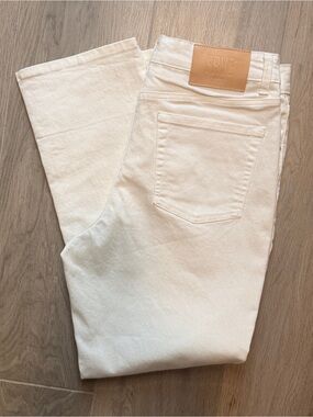 Frye white womens Straight leg Jeans 6/28